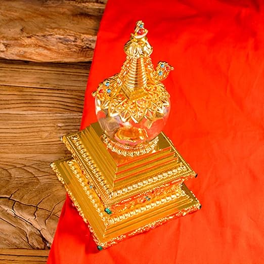 仏教タントラ器具.縁起の良い八宝合金仏の装飾